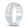 Thumbnail Image 2 of Previously Owned Men's Diamond Anniversary Band 1/2 ct tw Round 14K White Gold