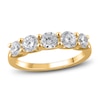 Thumbnail Image 1 of Previously Owned Lab-Grown Diamond 5-Stone Anniversary Band 1-1/2 ct tw Round 14K Yellow Gold