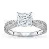 Thumbnail Image 3 of Previously Owned Diamond Engagement Ring Setting 1/3 ct tw Round 14K White Gold