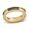 Thumbnail Image 1 of Previously Owned Baraka Men's Black Diamond Ring 1 ct tw 18K Yellow Gold