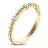 Thumbnail Image 2 of Previously Owned Diamond Station Anniversary Ring 1/10 ct tw 14K Yellow Gold