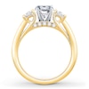 Thumbnail Image 2 of Previously Owned Diamond Engagement Ring Setting 1/2 ct tw Oval 14K Yellow Gold