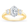 Thumbnail Image 3 of Previously Owned Diamond Engagement Ring Setting 1/2 ct tw Oval 14K Yellow Gold
