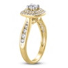 Thumbnail Image 3 of Previously Owned Round Diamond Engagement Ring 7/8 ct tw 14K Yellow Gold