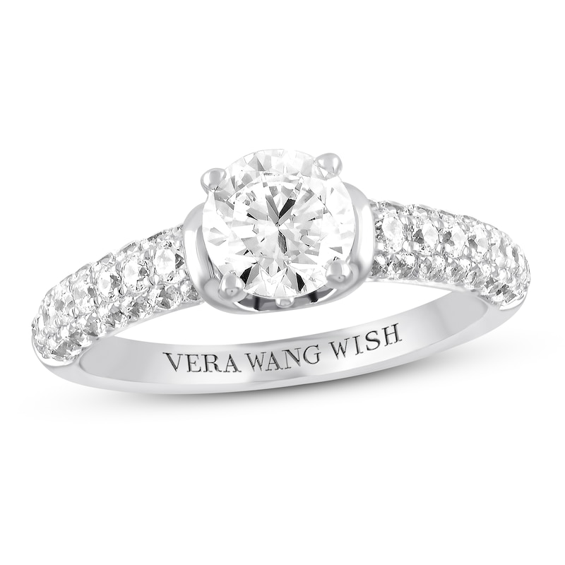 Main Image 1 of Previously Owned Vera Wang WISH Ring 1-5/8 ct tw Diamonds 14K White Gold