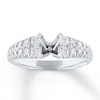 Thumbnail Image 1 of Previously Owned Diamond Ring Setting 3/4 carat tw Round 14K White Gold
