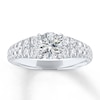 Thumbnail Image 3 of Previously Owned Diamond Ring Setting 3/4 carat tw Round 14K White Gold