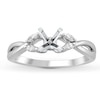 Thumbnail Image 1 of Previously Owned Certified Marquise-Cut Diamond Engagement Ring Setting 1/8 ct tw Platinum