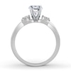 Thumbnail Image 2 of Previously Owned Certified Marquise-Cut Diamond Engagement Ring Setting 1/8 ct tw Platinum