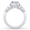 Thumbnail Image 2 of Previously Owned Diamond Engagement Ring Setting 5/8 ct tw 14K White Gold