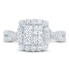 Thumbnail Image 3 of Previously Owned Pnina Tornai Diamond Princess-Cut Quad Engagement Ring 1-3/4 ct tw 14K White Gold