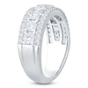 Thumbnail Image 2 of Previously Owned Lab-Grown Diamond Three-Row Anniversary Ring 1-3/4 ct tw 14K White Gold