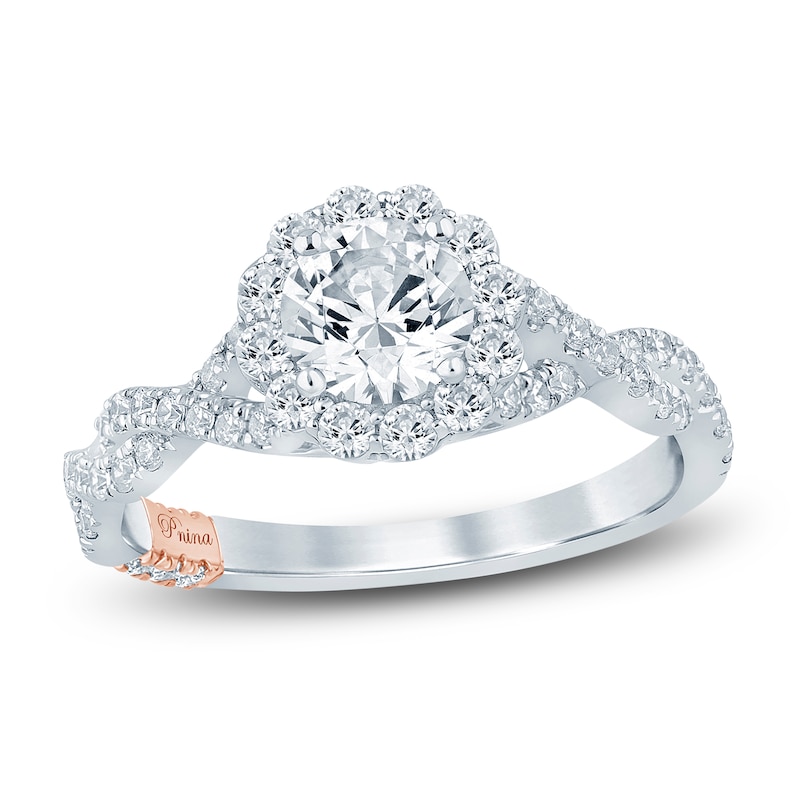 Main Image 1 of Previously Owned Pnina Tornai Diamond Engagement Ring 1-1/3 ct tw Round Platinum