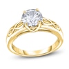 Thumbnail Image 1 of Diamond Solitaire Infinity Engagement Ring 1/4 ct tw Round 14K Yellow Gold (I2/I)