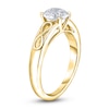 Thumbnail Image 1 of Diamond Solitaire Infinity Engagement Ring 1/4 ct tw Round 14K Yellow Gold (I2/I)
