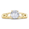 Thumbnail Image 3 of Diamond Solitaire Infinity Engagement Ring 1/4 ct tw Round 14K Yellow Gold (I2/I)