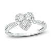 Thumbnail Image 1 of Diamond Engagement Ring 1/3 ct tw Round 14K White Gold