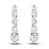 Thumbnail Image 0 of Diamond Huggie Earrings 2 ct tw Round 14K White Gold