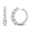 Thumbnail Image 1 of Diamond Huggie Earrings 2 ct tw Round 14K White Gold
