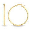 Thumbnail Image 2 of Polished Hoop Earrings 14K Yellow Gold 35mm