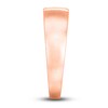 Thumbnail Image 2 of Men's Black Diamond Anniversary Ring 1/4 ct tw Square-cut 14K Rose Gold