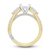 Pnina Tornai Lab-Created Diamond Engagement Ring Setting 1 ct tw Pear/Round 14K Yellow Gold