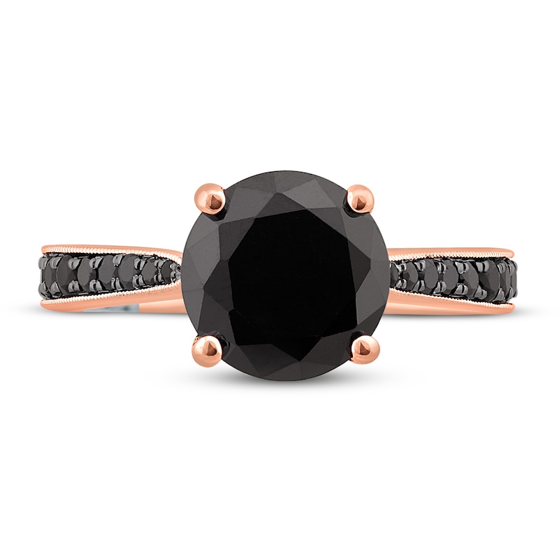Main Image 3 of Pnina Tornai Bold Passion Diamond Engagement Ring 3-3/8 ct tw Round 14K Rose Gold