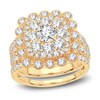 Thumbnail Image 1 of Diamond Bridal Set 3 ct tw Round 14K Yellow Gold