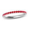 Thumbnail Image 1 of Juliette Maison Natural Ruby Eternity Ring 10K White Gold