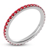 Thumbnail Image 2 of Juliette Maison Natural Ruby Eternity Ring 10K White Gold