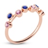 Thumbnail Image 2 of Juliette Maison Natural Pink Tourmaline & Natural Blue Sapphire Ring 10K Rose Gold