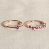 Thumbnail Image 4 of Juliette Maison Natural Garnet Ring 10K Rose Gold