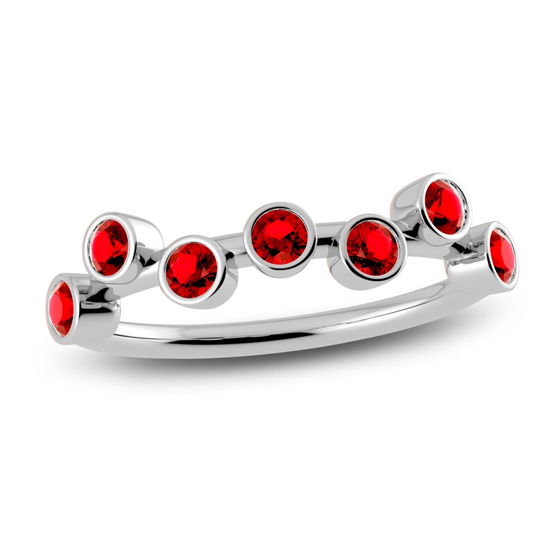 Main Image 1 of Juliette Maison Natural Ruby Ring 10K White Gold