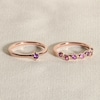 Thumbnail Image 4 of Juliette Maison Natural Peridot & Natural Rhodolite Garnet Ring 10K Yellow Gold