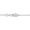 Thumbnail Image 4 of Lab-Created Ruby & White Lab-Created Sapphire Necklace 10K White Gold
