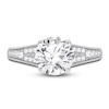 Thumbnail Image 3 of Lab-Grown Diamond Engagement Ring 2-1/3 ct tw Round 14K White Gold