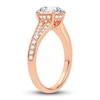 Thumbnail Image 2 of Lab-Grown Diamond Engagement Ring 2-1/3 ct tw Round 14K Rose Gold