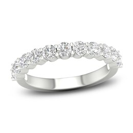 Diamond Anniversary Band 1 ct tw Round Platinum