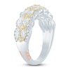 Thumbnail Image 1 of Pnina Tornai Lab-Created Diamond Anniversary Ring 1-1/2 ct tw Round/Marquise 14K Two-Tone Gold