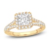 Thumbnail Image 1 of Diamond Engagement Ring 1-3/4 ct tw Princess/Round 14K Yellow Gold