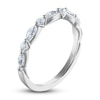 Thumbnail Image 2 of Diamond Anniversary Band 1/2 ct tw Round/Marquise 14K White Gold