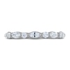 Thumbnail Image 3 of Diamond Anniversary Band 1/2 ct tw Round/Marquise 14K White Gold