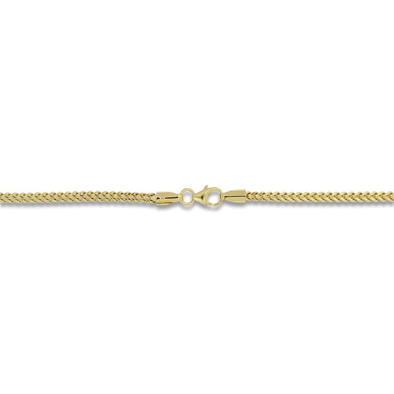 Main Image 2 of Semi-Solid Franco Chain Necklace 14K Yellow Gold 20" 2.4mm