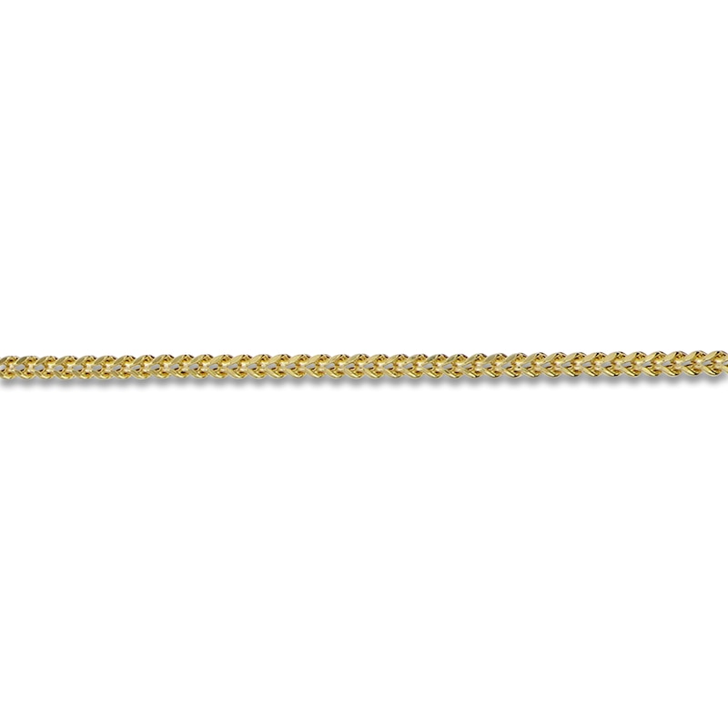 Main Image 3 of Semi-Solid Franco Chain Necklace 14K Yellow Gold 20" 2.4mm