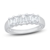 Thumbnail Image 1 of Diamond Anniversary Ring 1-7/8 ct tw Emerald 14K White Gold