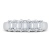 Thumbnail Image 3 of Diamond Anniversary Ring 1-7/8 ct tw Emerald 14K White Gold