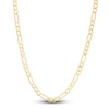 Thumbnail Image 1 of Men's Solid Figaro Chain Necklace 14K Yellow Gold 20" 6.0mm