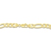 Thumbnail Image 2 of Men's Solid Figaro Chain Necklace 14K Yellow Gold 24" 7.0mm