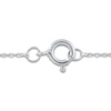 Thumbnail Image 2 of Diamond Wishbone Pendant Necklace 1/8 ct tw Round 14K White Gold 18"