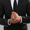 Thumbnail Image 3 of Men's Brushed Wedding Band 14K White Gold 4.0mm